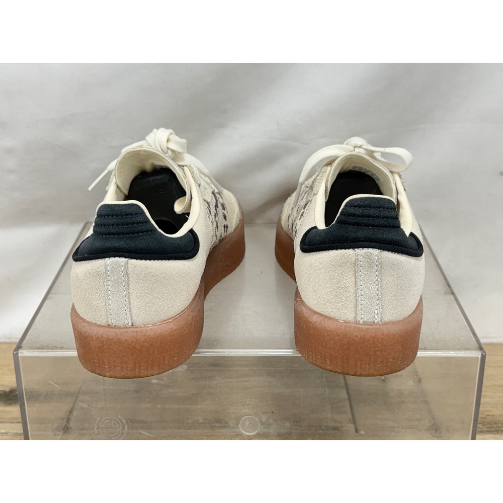 Adidas Samba XLG Wonder White Leopard Print Platform Sneakers IE0858 woman’s 7 - Picture 6 of 9
